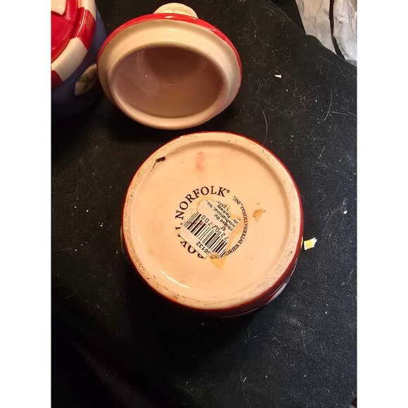 Santa & Snowman Ceramic Holiday Cookie Jars By Royal Norfolk - Picture 5 of 5